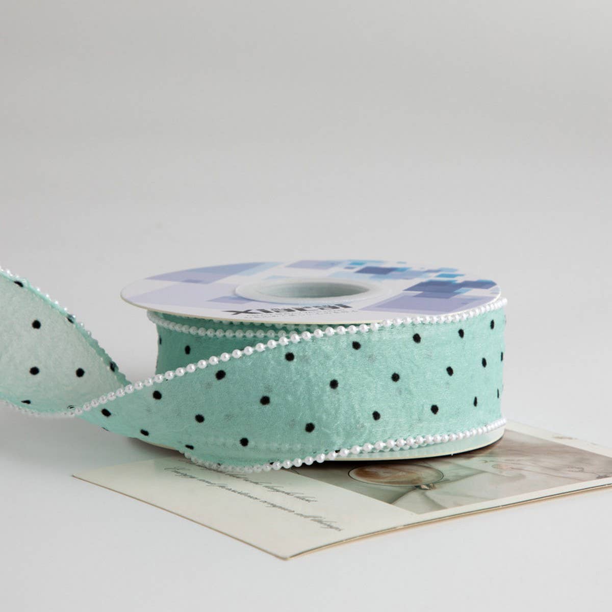 PEARL EDGE SMALL POLKA DOT RIBBON DIY RIBBON_CWMM5768