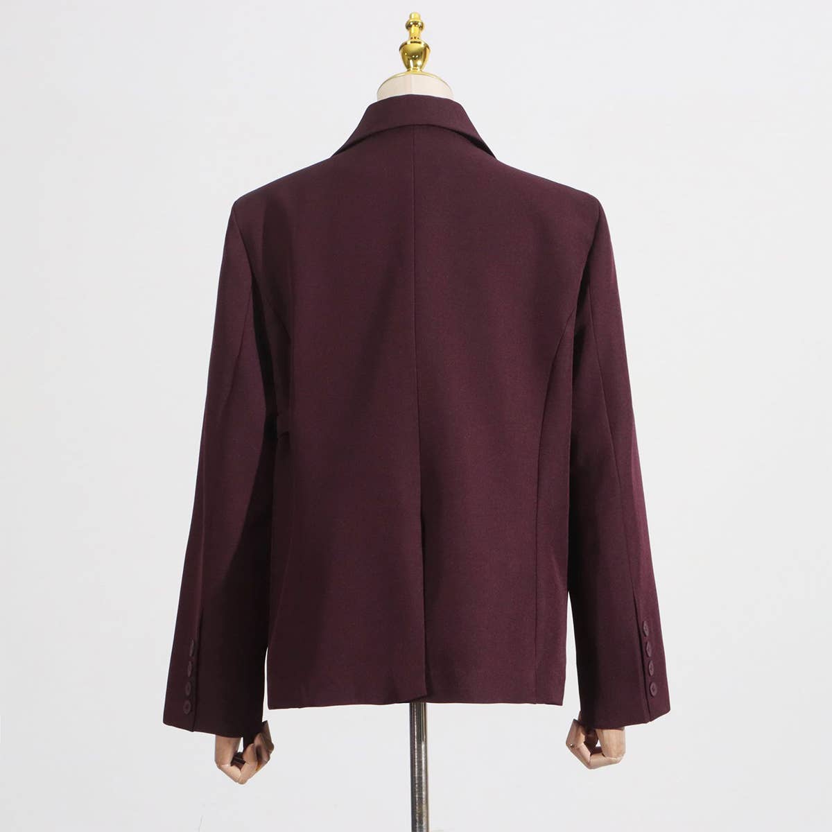 Asymmetric Slim Fit Blazer with Side Detail_CWOCO1250