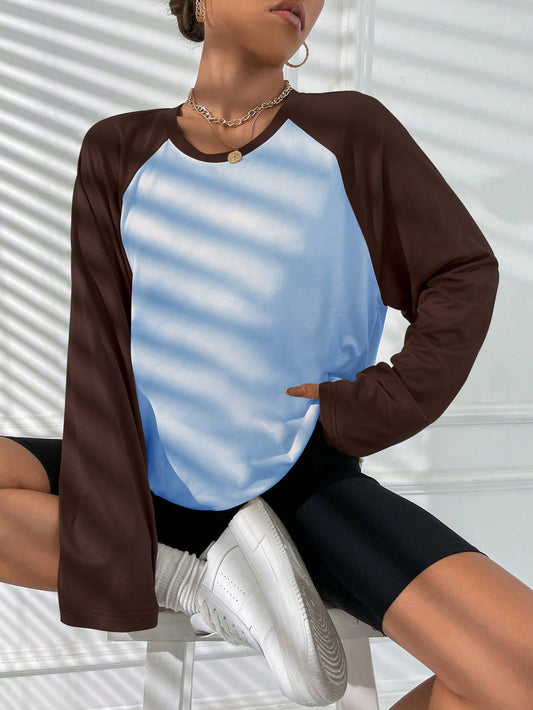 AMERICAN RETRO COLOR BUMP SHOULDER T-SHIRT