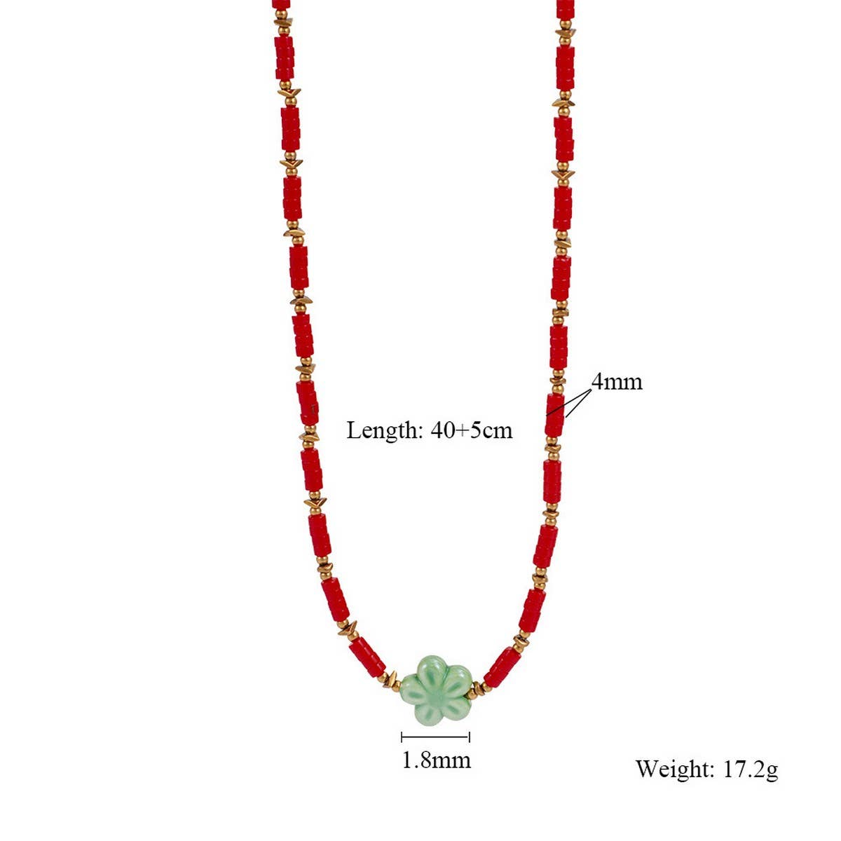 Colorful Gem Seahorse Starfish Pendant Necklace