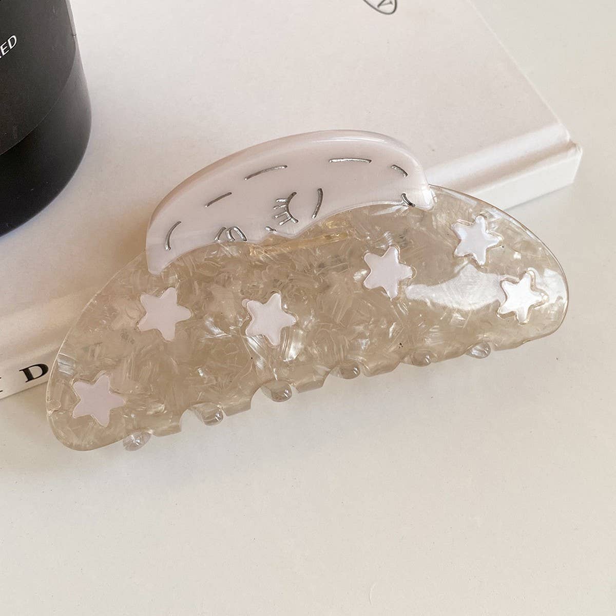 Snail & Star Acetate Claw Clip ??Artsy Hair Grip_CWAHA5704
