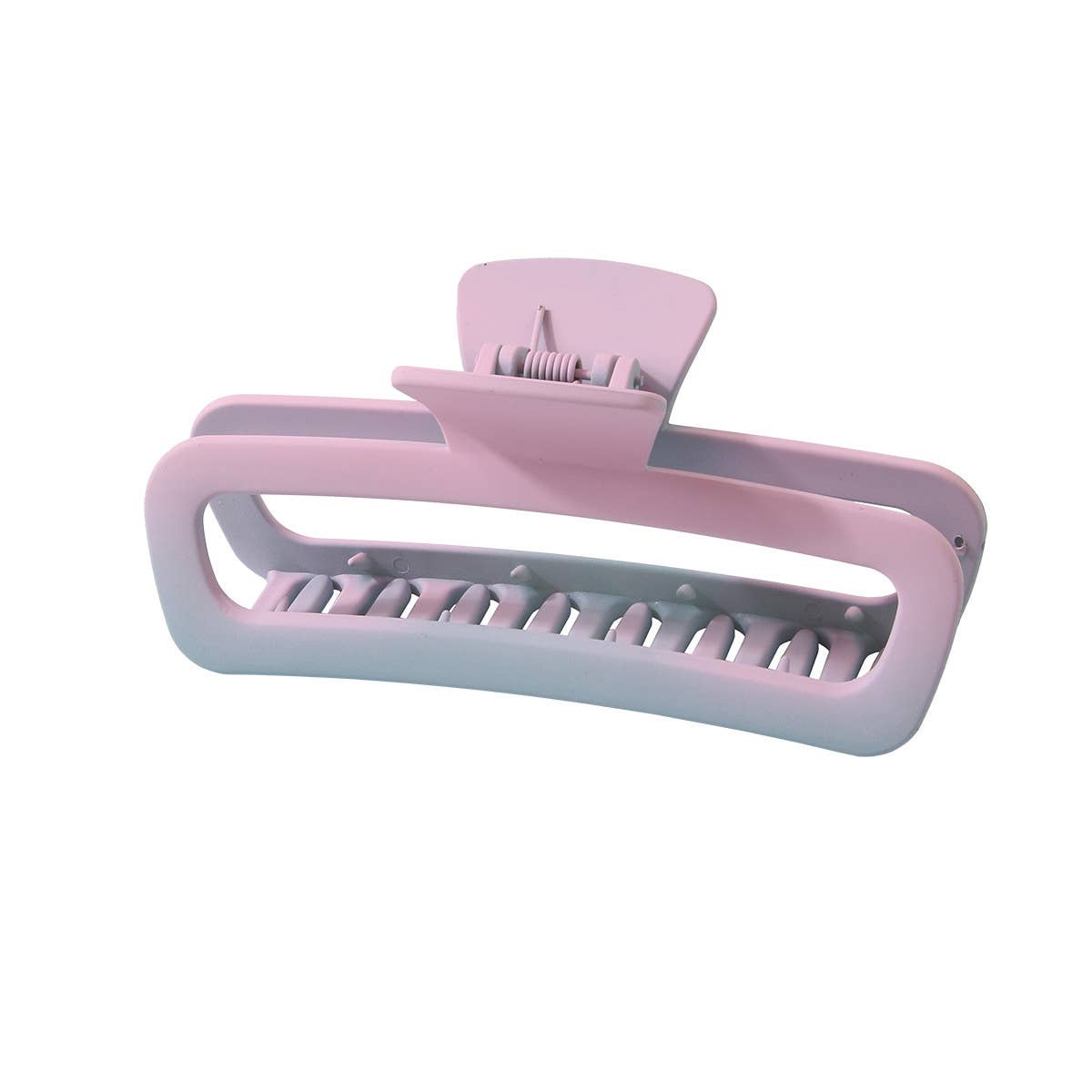 Matte Gradient XL Rectangle Hair Claw Clip_CWAHA0473