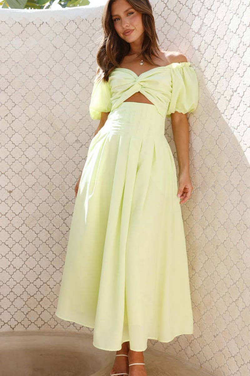 CWDMD5550_CUTOUT BACKLESS BODYCON VACATION MIDI DRESS