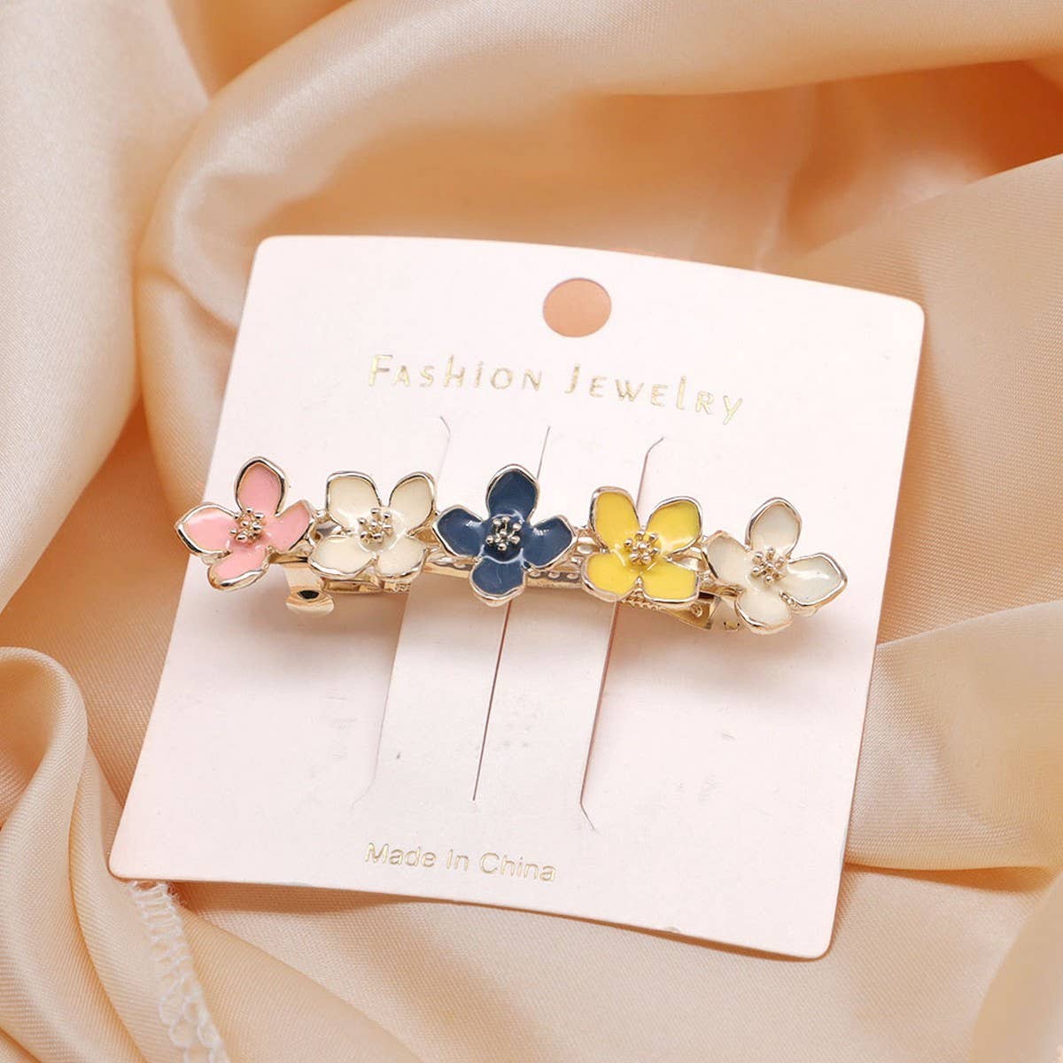 SWEET FLOWER SIDE CLIP SPRING CLIP HAIRPIN