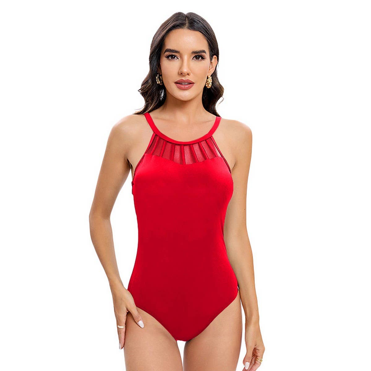 TUMMY CONTROL ONE-PIECE SWIMSUIT LONG TORSO