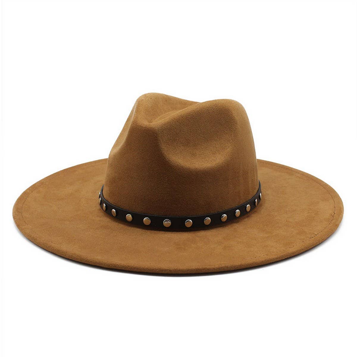 HEART-SHAPED SUEDE ETHNIC STYLE WIDE-BRIMMED HAT_CWAH2522