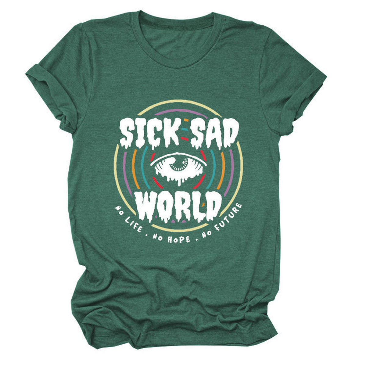 Simple Crew Neck Tee ??Comfortable Fit_CWTTS1532