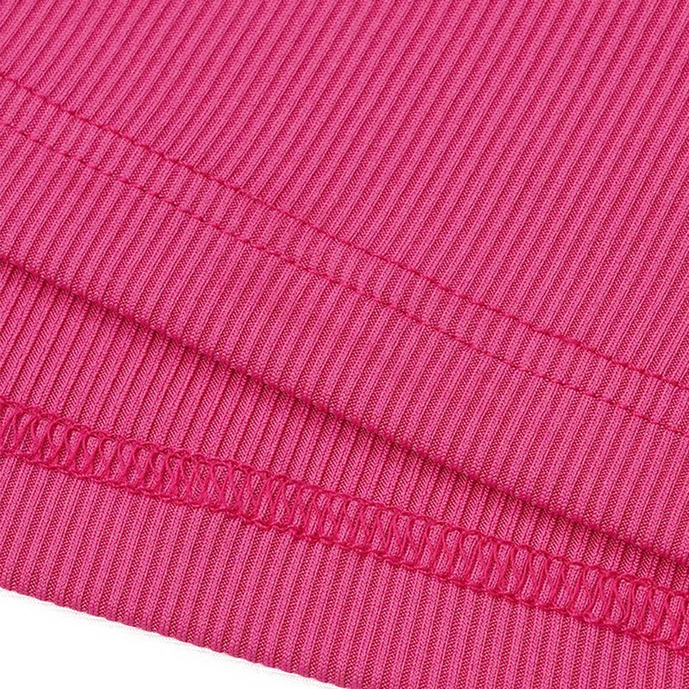 Stylish knitted pit strip lapel cropped tank top