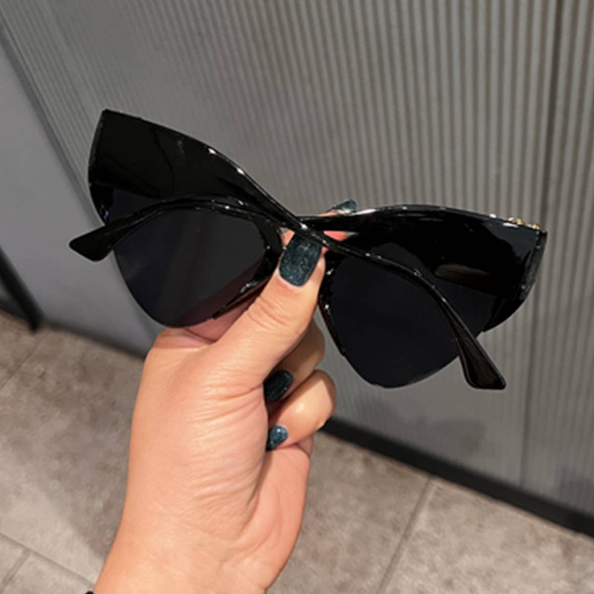 CAT-EYE UV PROTECTION PERSONALIZED SUNGLASSES_CWASG0795