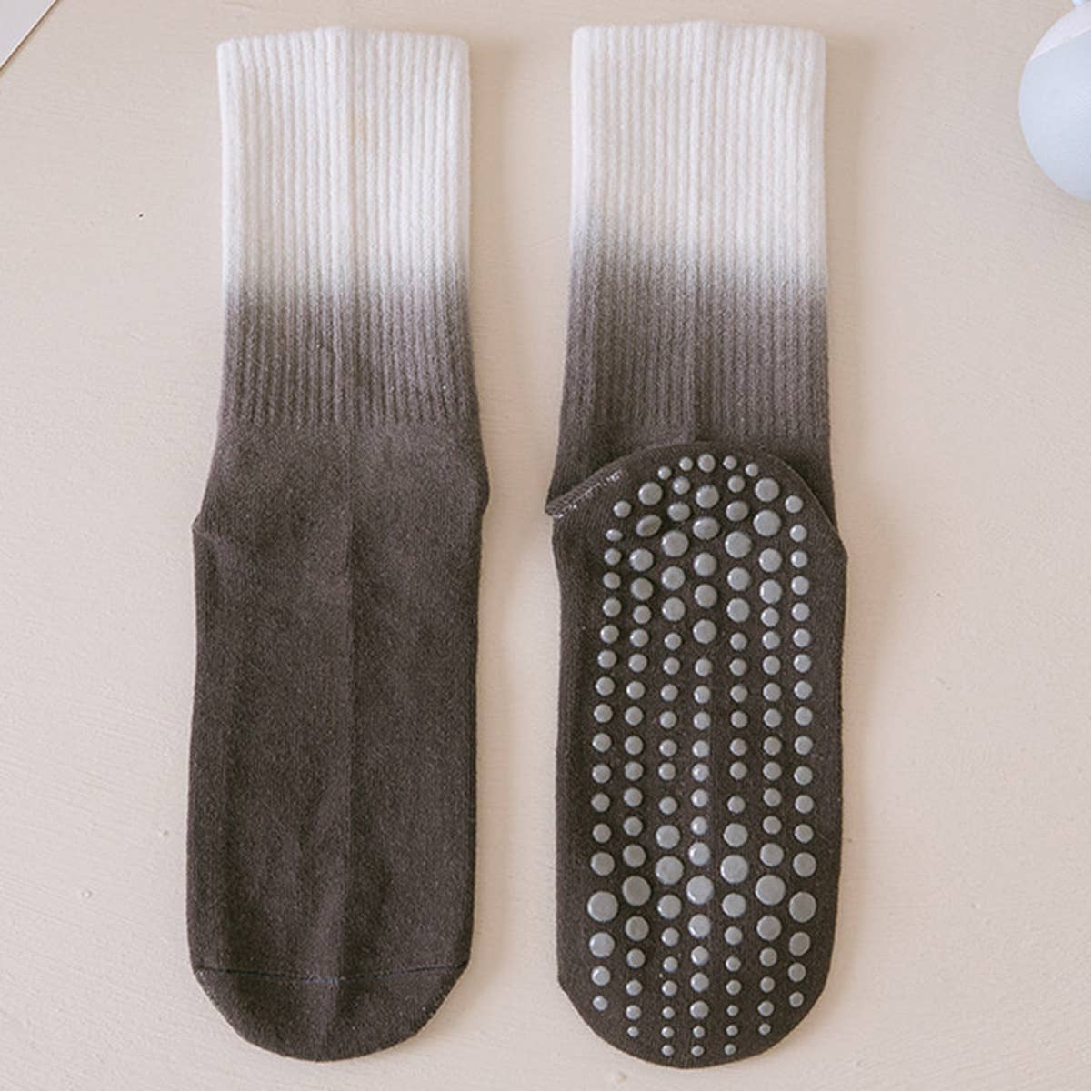 WOMEN NON-SLIP TIE-DYED YOGA SOCKS