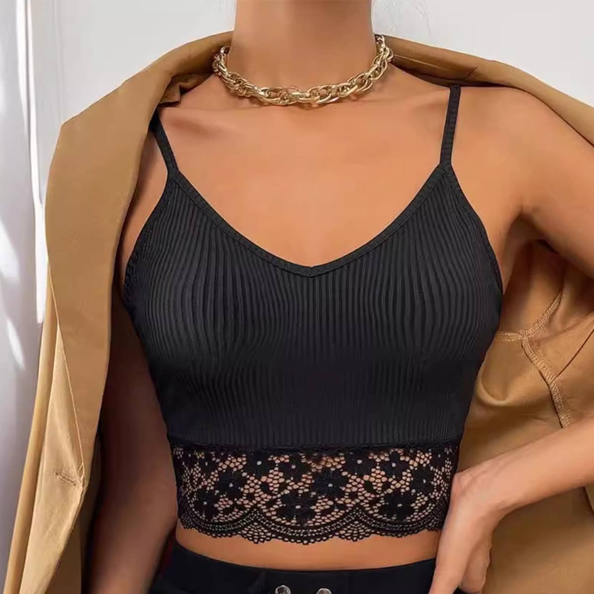 Sexy Strapless Crop Top with Supportive Fit