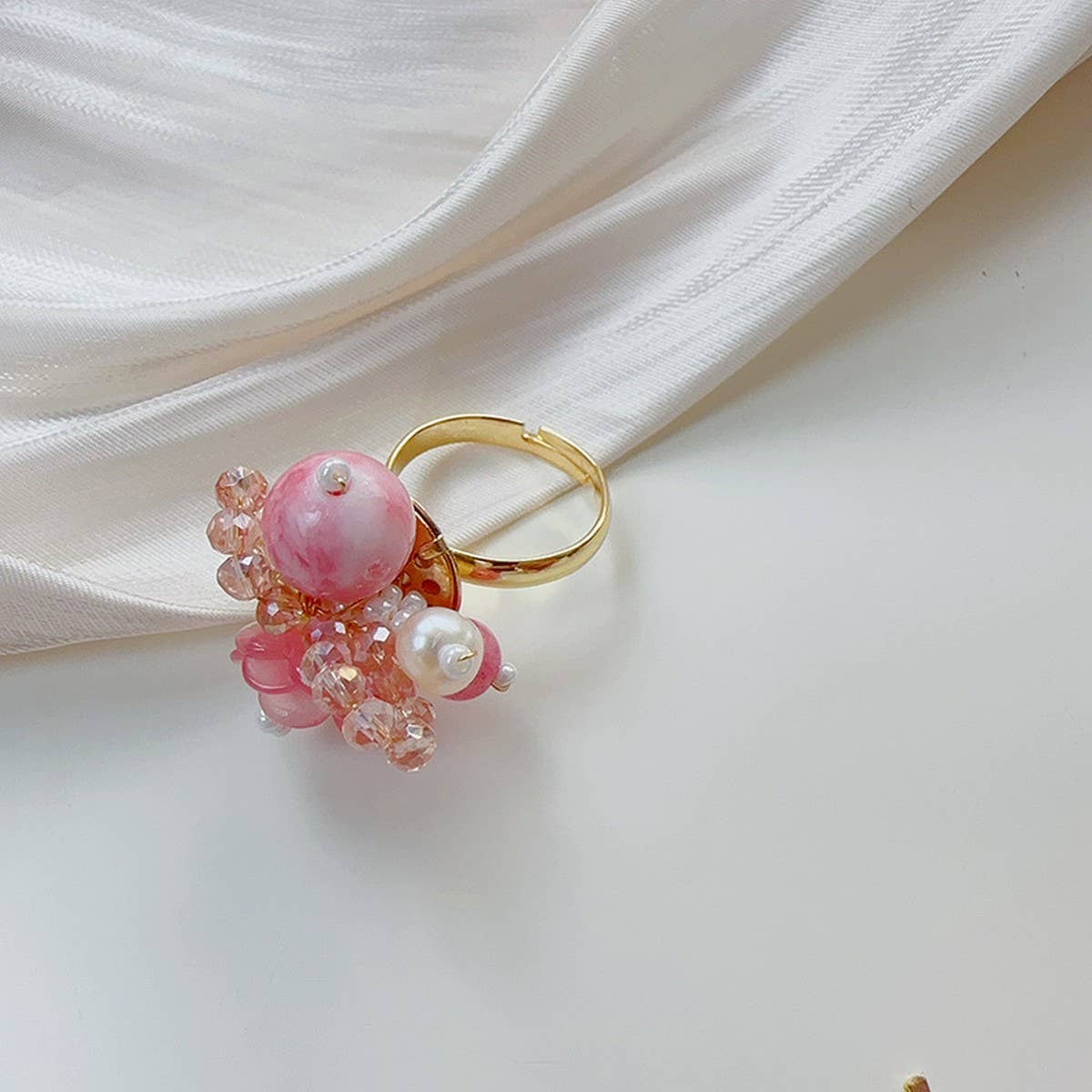 SWEET OIL PAINTING STYLE BEADED SET