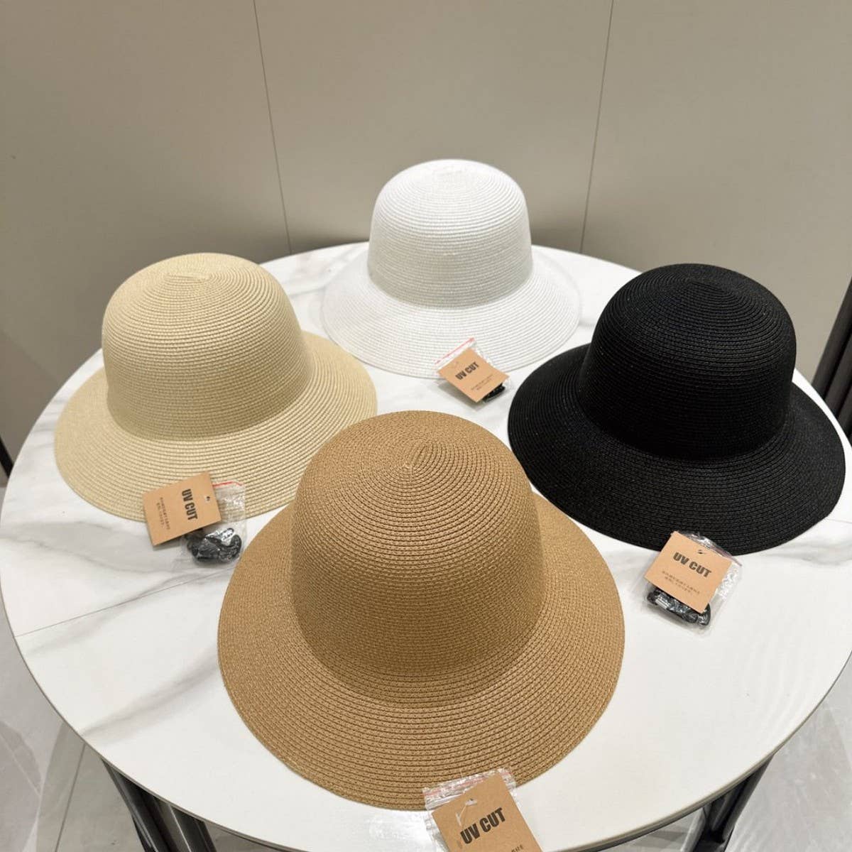 Summer retro simple versatile straw hat_CWAH3596