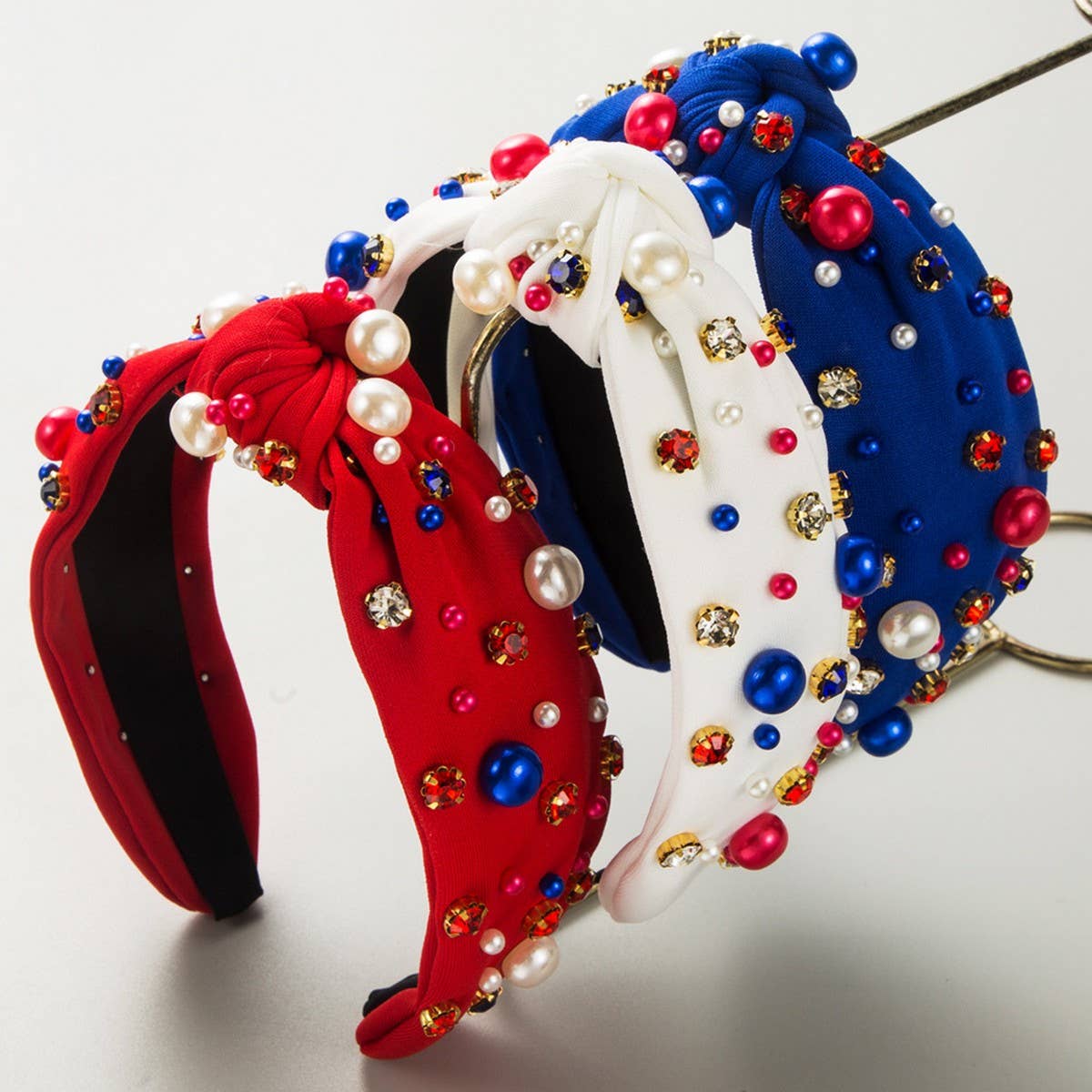 INDEPENDENCE DAY WIDE-BRIMMED PEARL HEADBAND_CWAHA1250