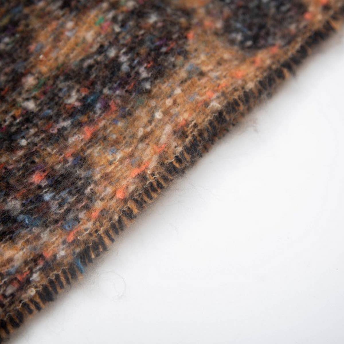 Leopard Jacquard Scarf ? Fringe Winter Wrap