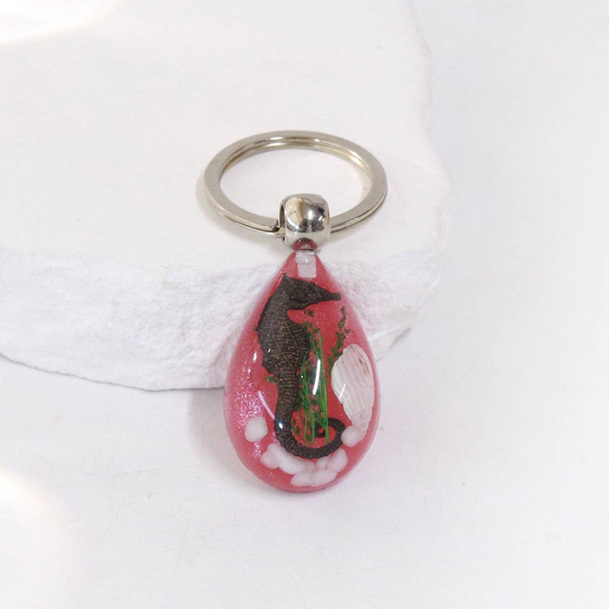 NEW CREATIVE SEAHORSE KEYCHAIN SOUVENIR PENDANT