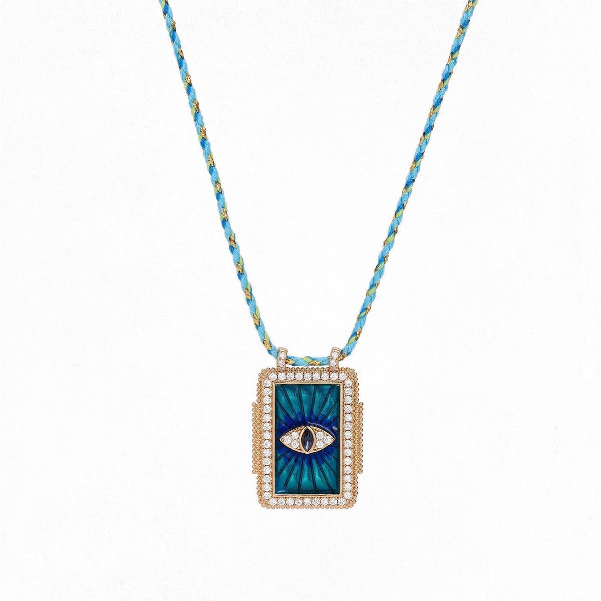 NEW RETRO BOHEMIAN EVIL EYE NECKLACE