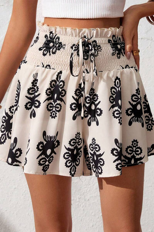 CWBSP0537_SUMMER SWEET HIGH WAIST WOMEN'S CULOTTES