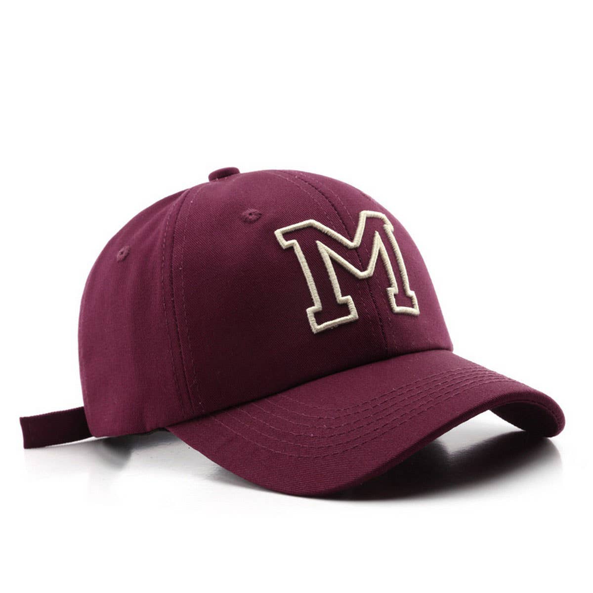 Mesh M Letter Embroidered Baseball Cap ? Unisex CWAH2837