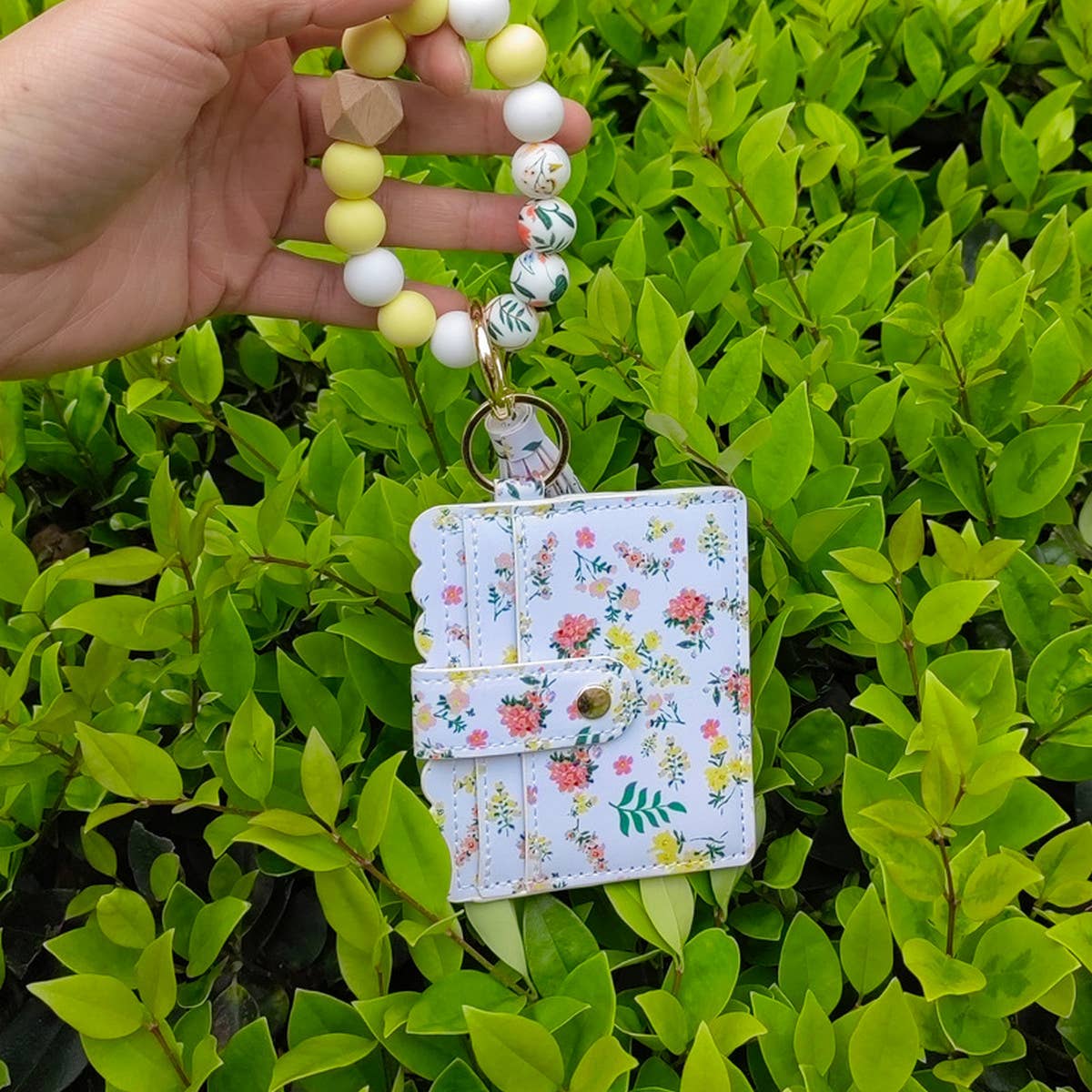 DIAMOND GEOMETRIC WALLET KEYCHAIN