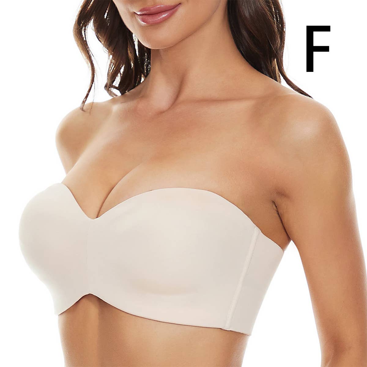 DETACHABLE SHOULDER STRAP TUBE BRA TOP