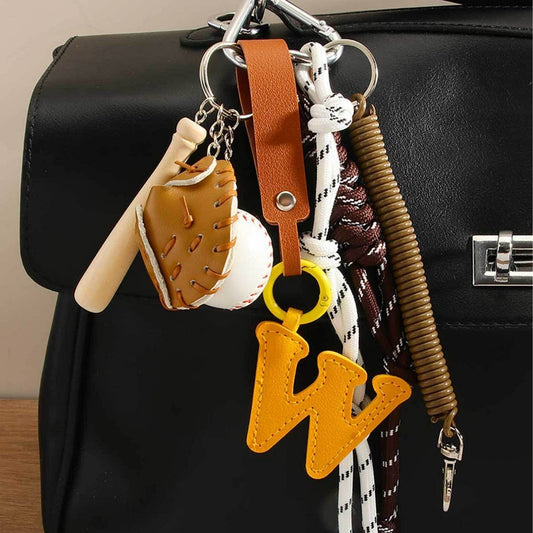 Cute Plush Bear Keychain with Bow & Photo Holder