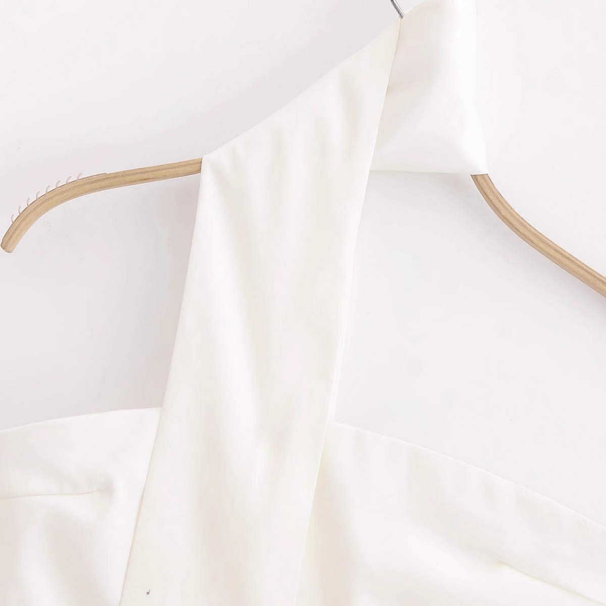 Scarf Style Satin Blouse for Women