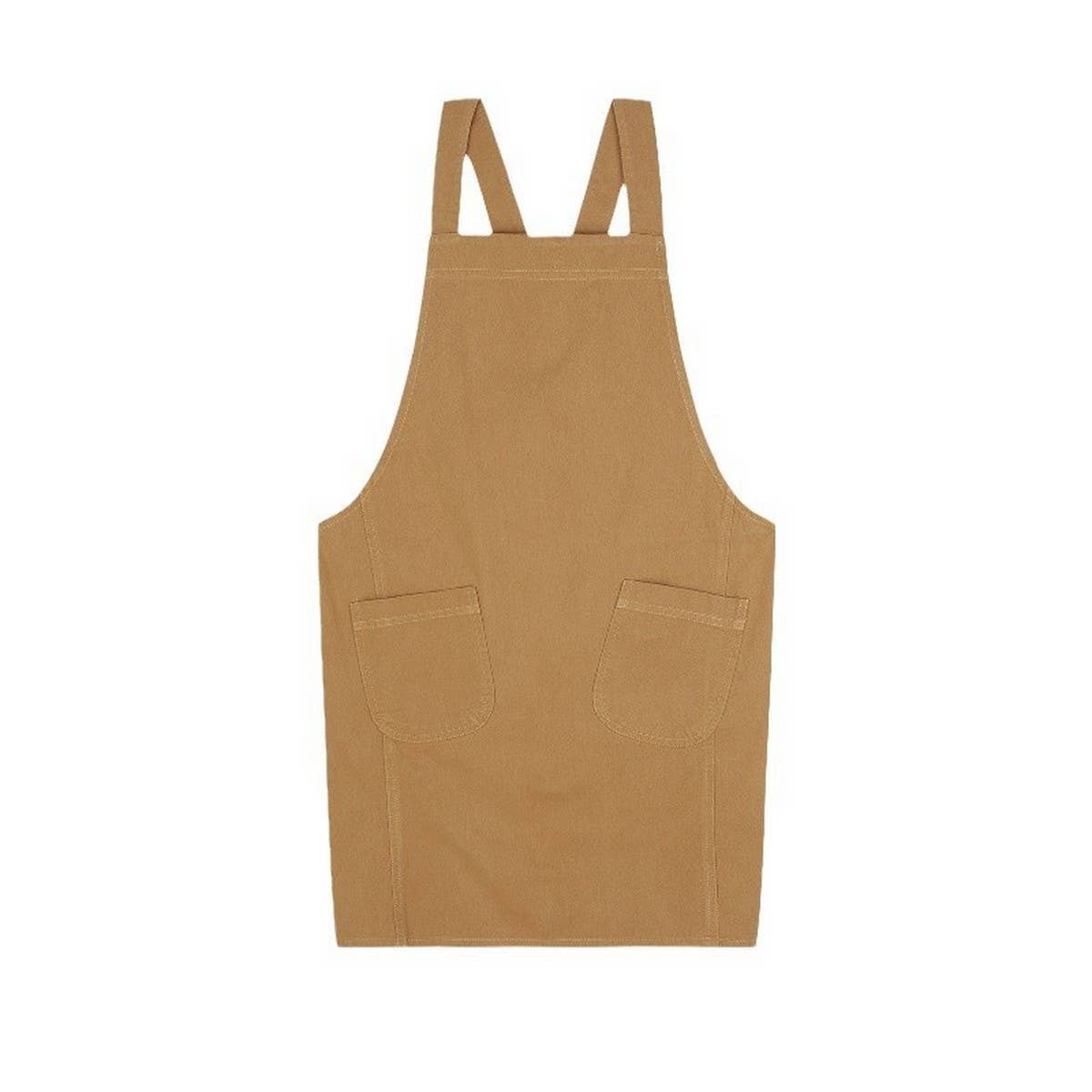 Waterproof Solid Color Linen Aprons with pockets