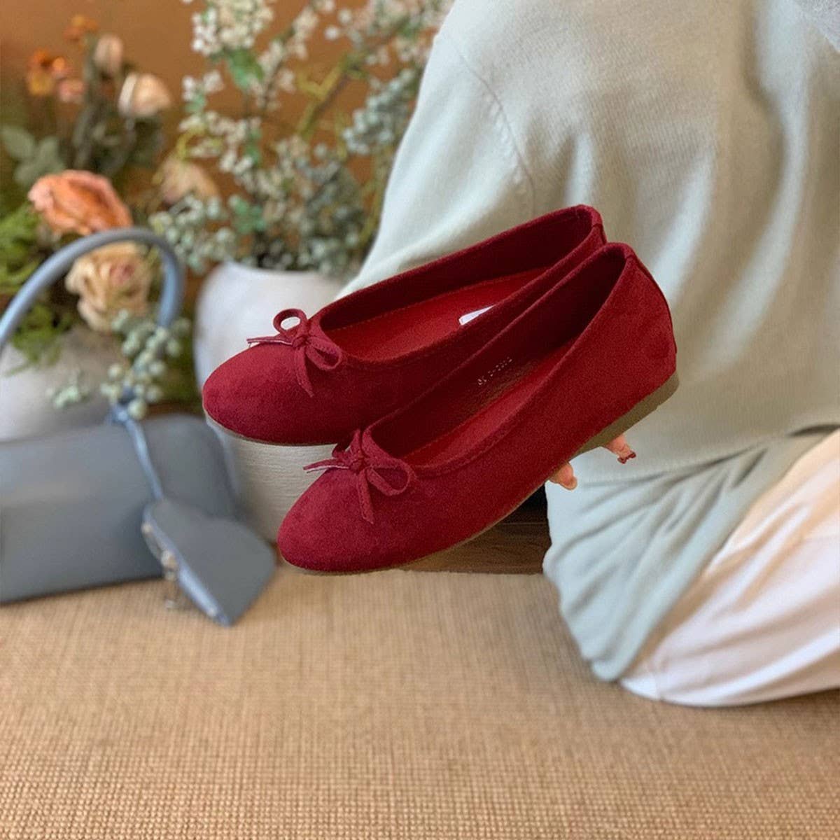 Yellow Platform Slip-On Loafer Vintage Style_CWSHF0142