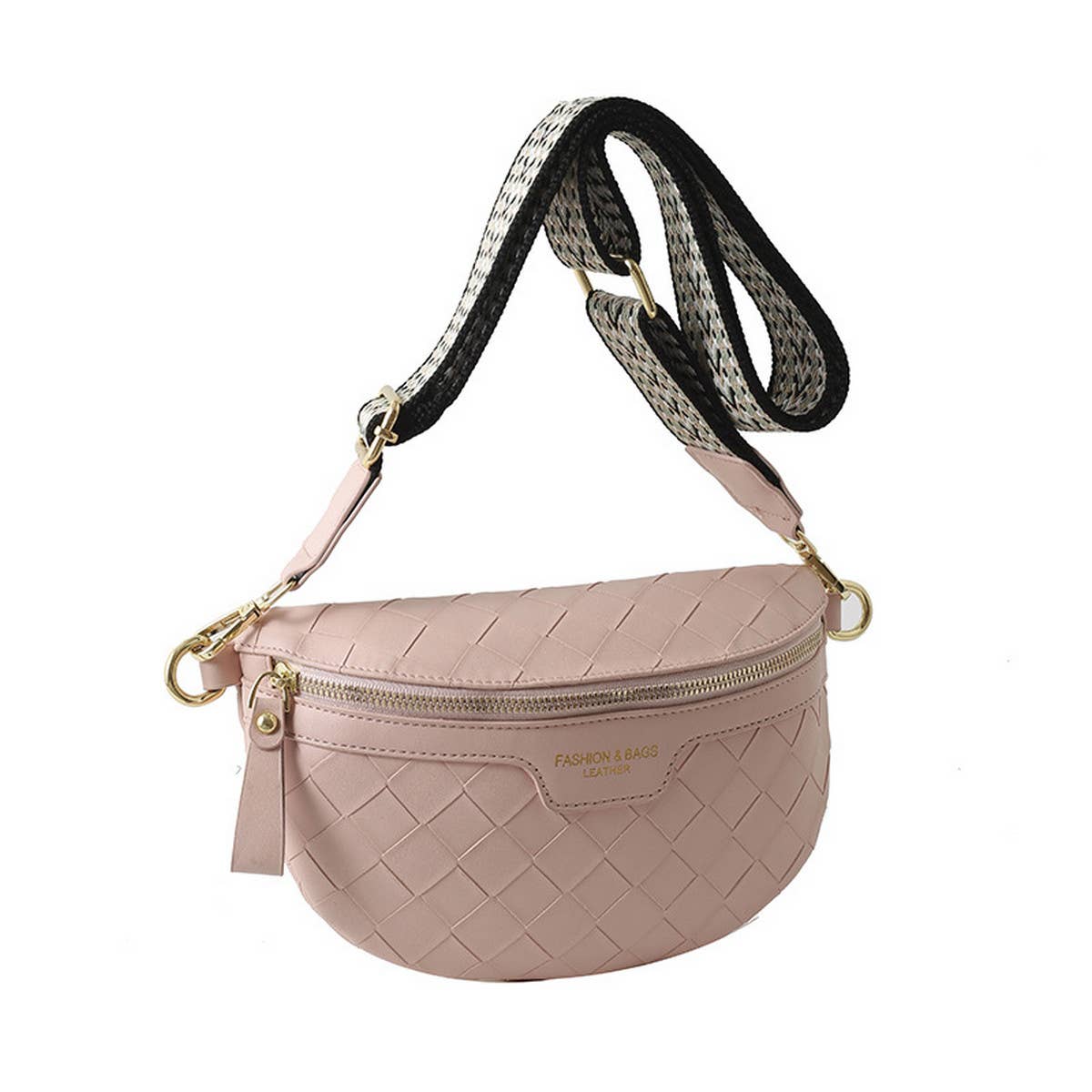NEW PLAID PU CHEST BAG CROSSBODY BAG_CWAB2082