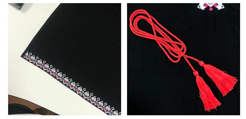 V-NECK HEPBURN SLIM RETRO DRESS