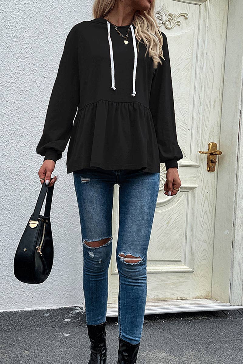 CWOHOL1089_MULTICOLOR DESIGN HOODED SOLID COLOR SWEATSHIRT