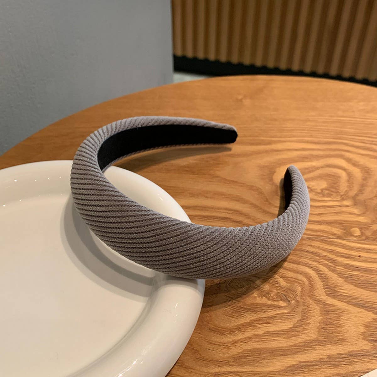 DARK GREY HIGH TOP HEADBAND