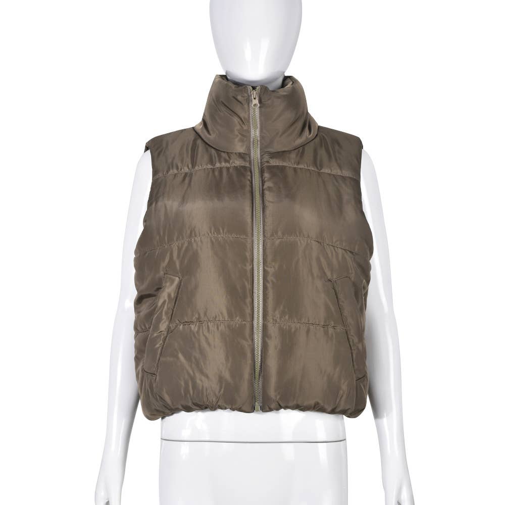 TEMPERAMENT CASUAL WARM COTTON-PADDED POCKET VEST