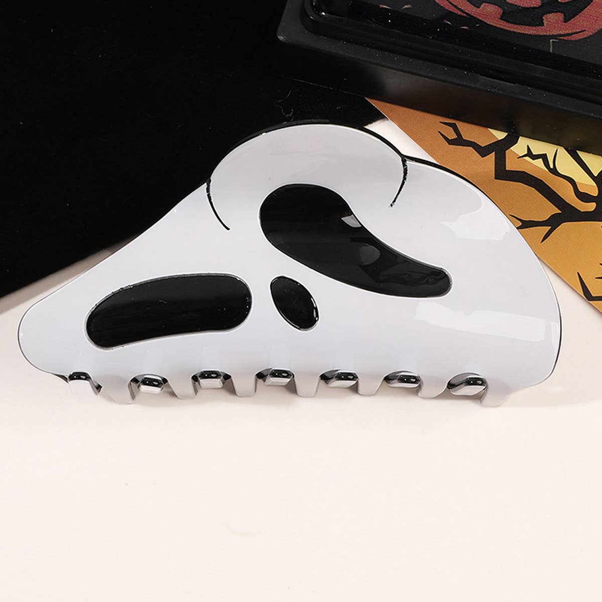 Ghost Hair Clip ? 9/10cm Halloween Shark Clip_CWAHA1635