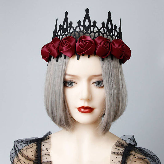 HALLOWEEN WITCH ROSE CROWN