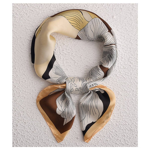 CWASC2394_SPRING AND AUTUMN GENTLE COLOR FLOWER SQUARE SCARF