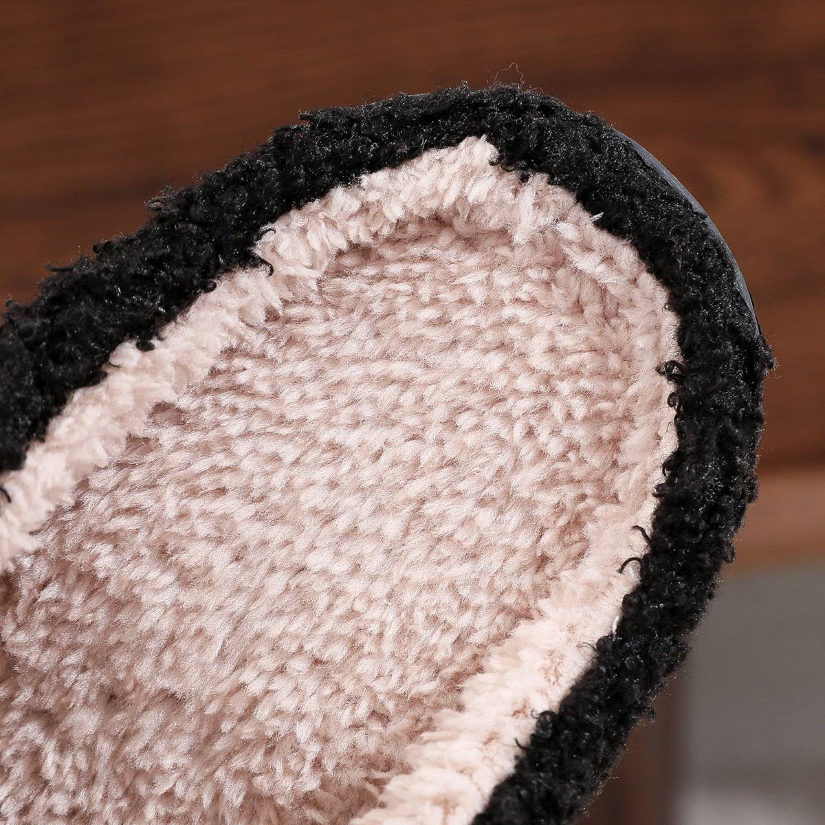 HALLOWEEN SPIDER WEB EMBROIDERED COTTON SLIPPERS