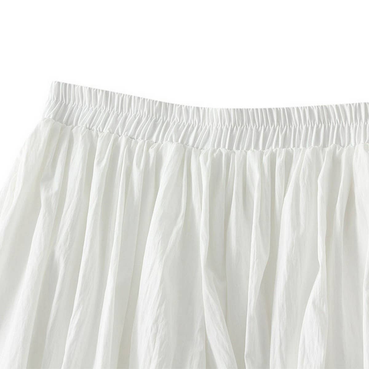 Bubble Skirted A-Line Pumpkin Puff Shorts_CWBMS0340