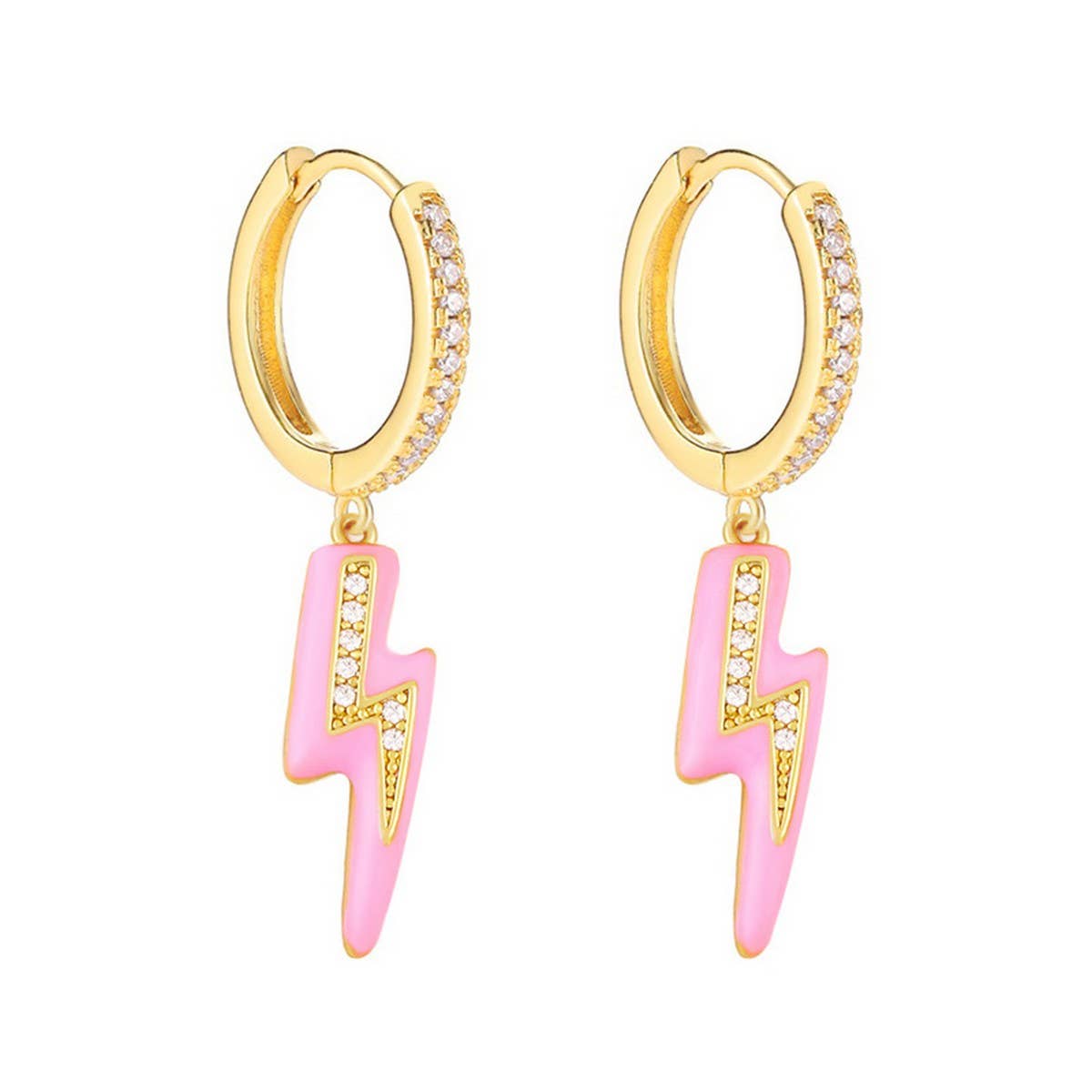 COLORFUL LIGHTNING PERSONALITY VERSATILE EARRINGS
