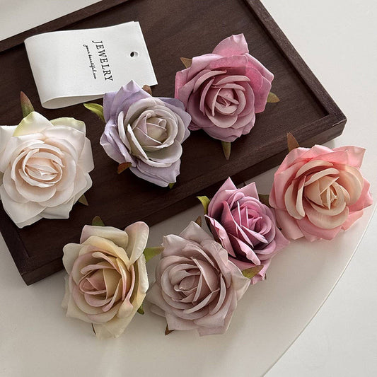 WOMEN'S MISTY ROSE FLOWER HAIRPIN HAIR ACCESSORIES