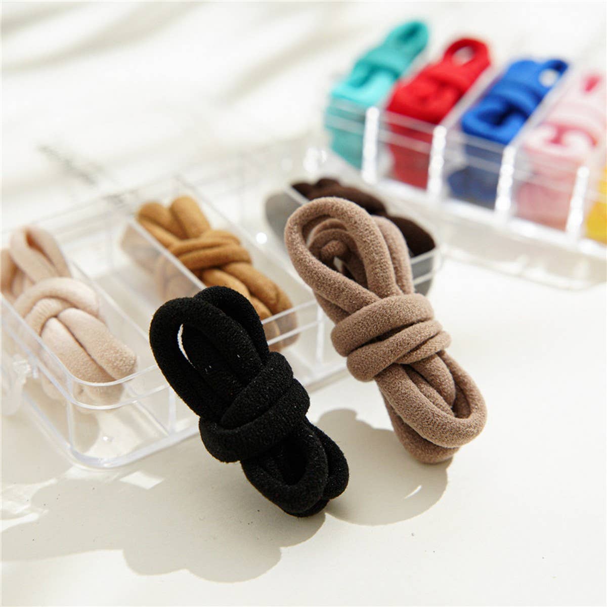 1BOX/25PCS ELASTIC HAIR TIES CANDY COLOR HAIRBANDA_CWAHA1109