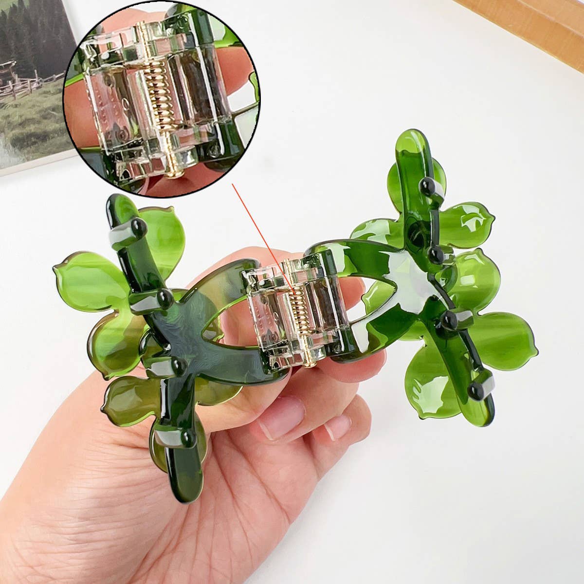 GIRLY FLOWER SMALL FRESH HAIRPIN_CWAHA1498