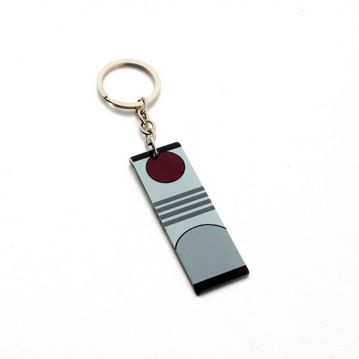 Acrylic Rectangle Keychain Printed Bag Charm_CWMM6875