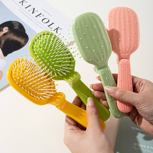 NEW CACTUS FOLDING AIR BAG COMB