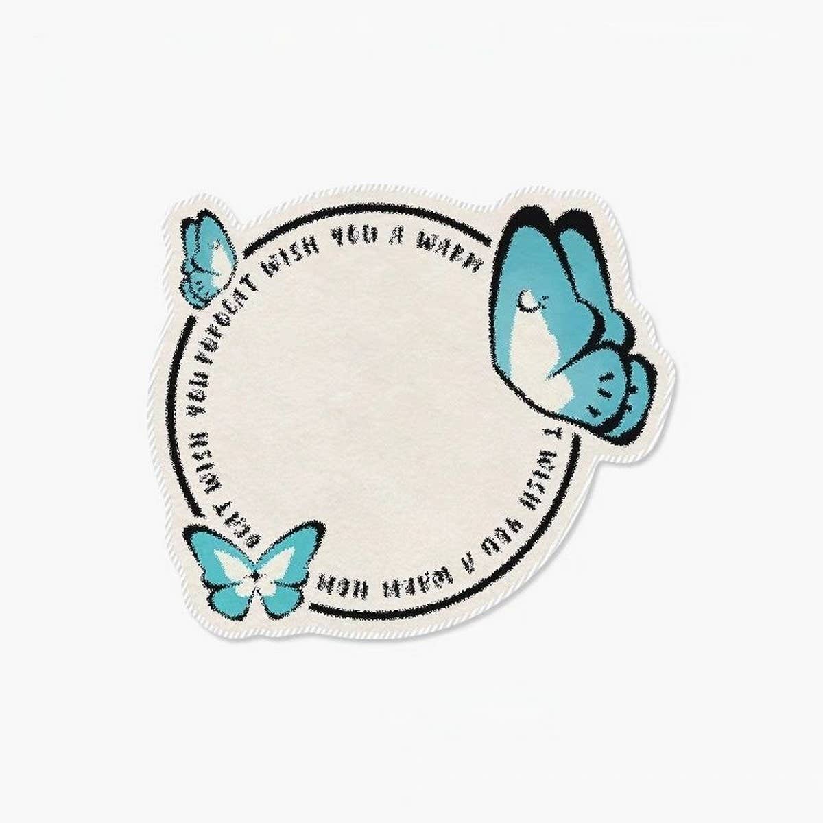 Dopamine Butterfly Rug, Cute Kids¡¯ Room Mat