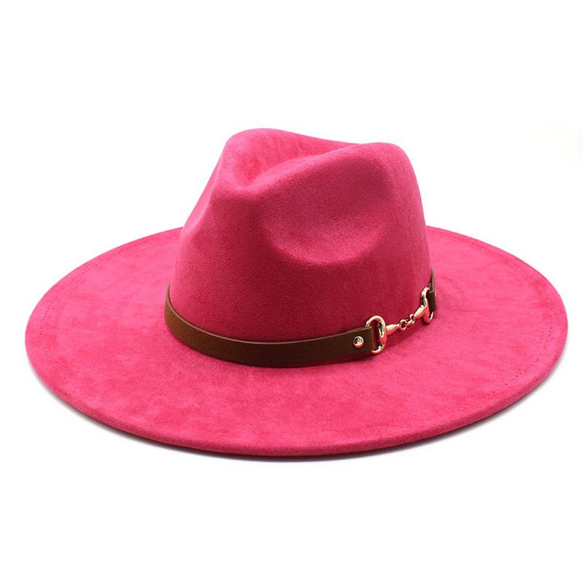 WIDE BRIM HAT SUEDE OUTDOOR CASUAL COWBOY HAT_CWAH2502