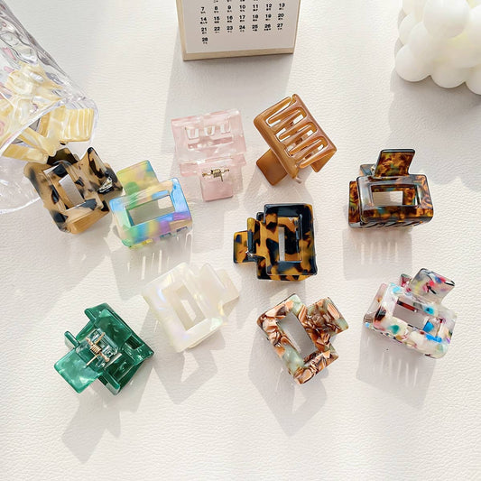 High-end acetate board high ponytail grab clip