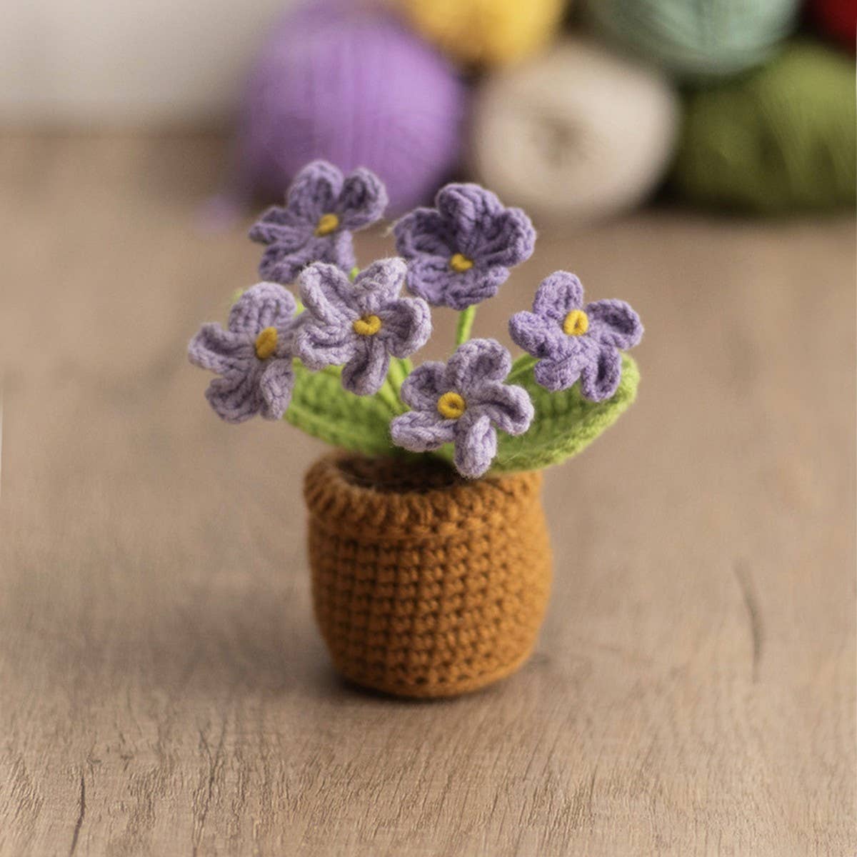 CWMM9285_HAND-WOVEN MINI POTTED PLANT OFFICE DECORATION