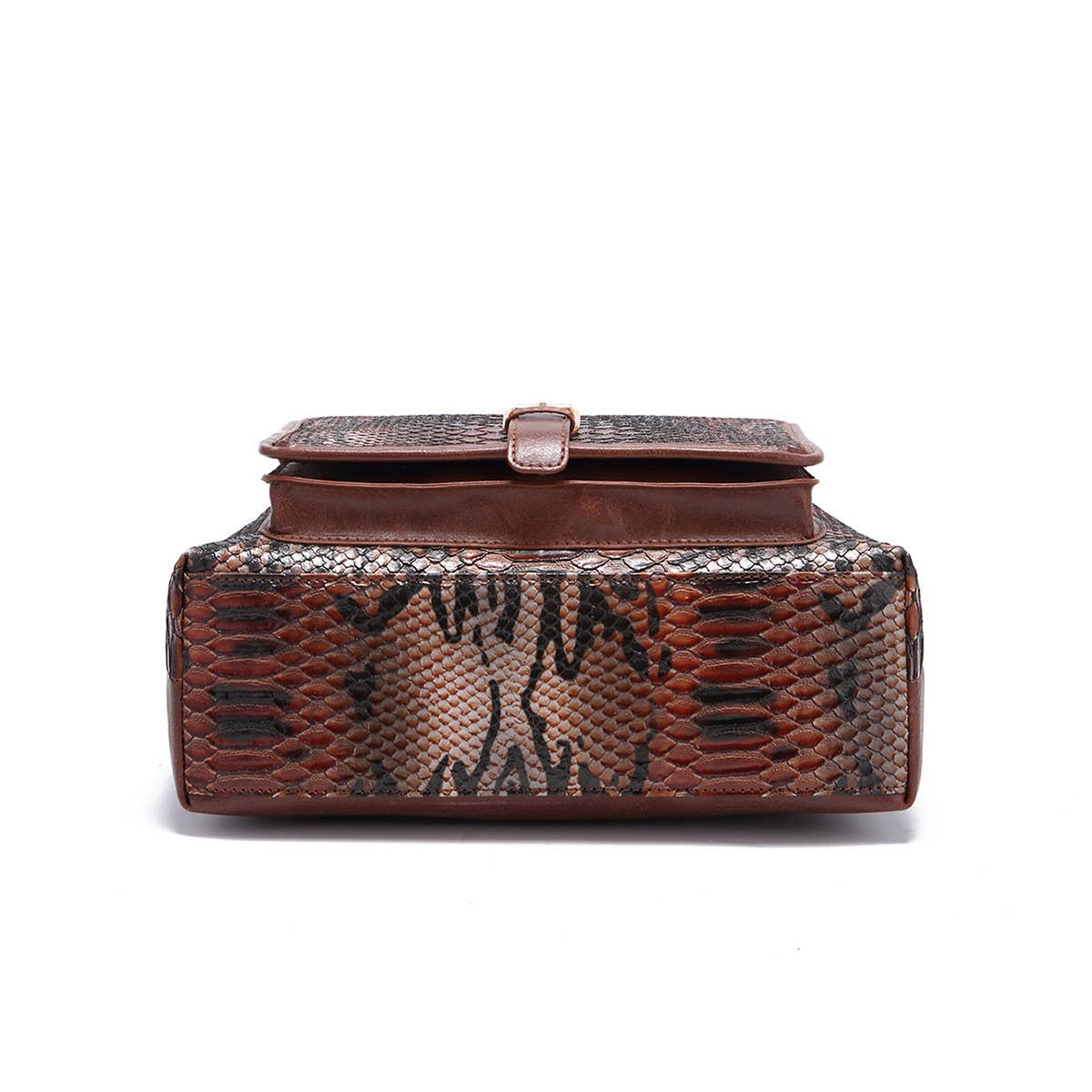 WOMEN TOTE SNAKE PRINT SHOULDER HANDBAG_CWAB2594